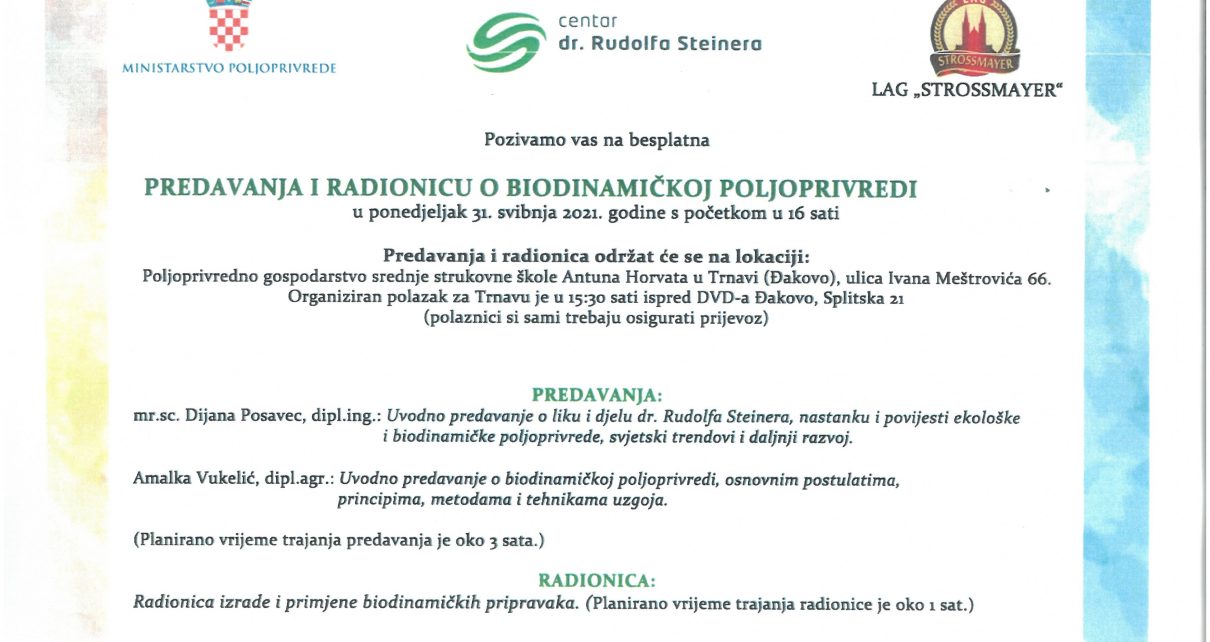 RADIONICA BIODINAMIČKE POLJOPRIPREDE